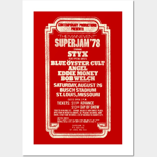 SuperJam '78 Wall Art by KevShults